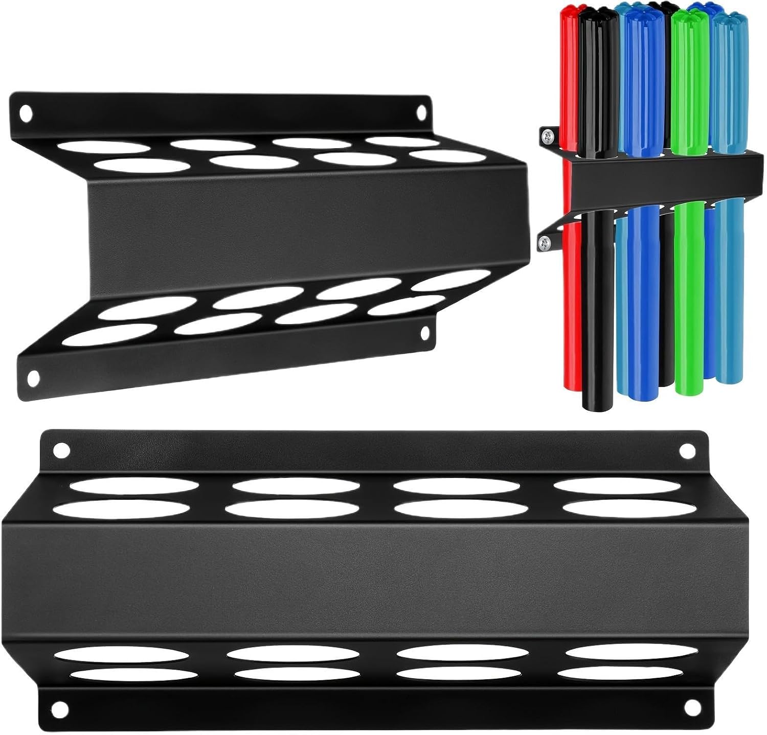  Support De Rangement Pour Soudeur, Système De Rangement Mural à 8 Emplacements, Système De Support De Tige De Soudage TIG, Taille 40 Cm, Largeur 20 Cm, Support De Rangement Pour Tige De Soudage Avec