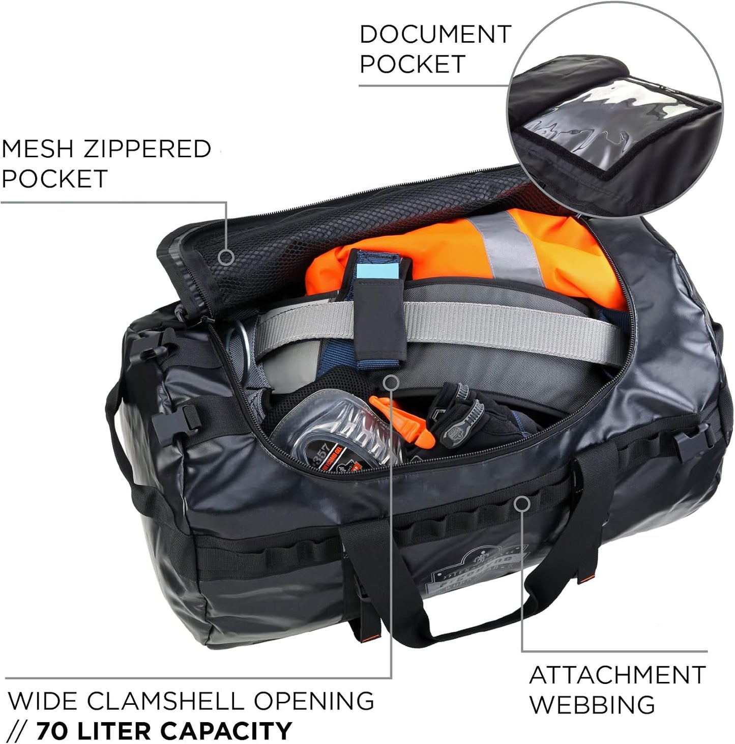  Ergodyne Arsenal Résistant à L'eau Sac De Sport, GB5030S