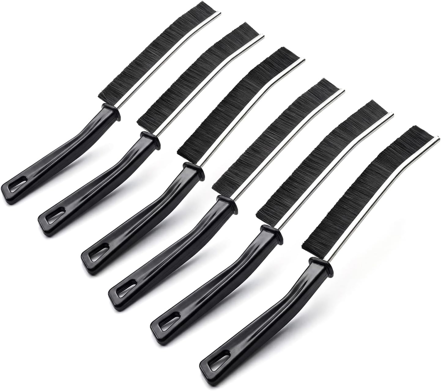 PaaoRoaru Brosse à Joints à Poils Durs Pour Nettoyer Les Coins Et Fentes, Brosse Nettoyage Idéale Pour Carrelage, Salle De Bain, Cuisine Et Douche