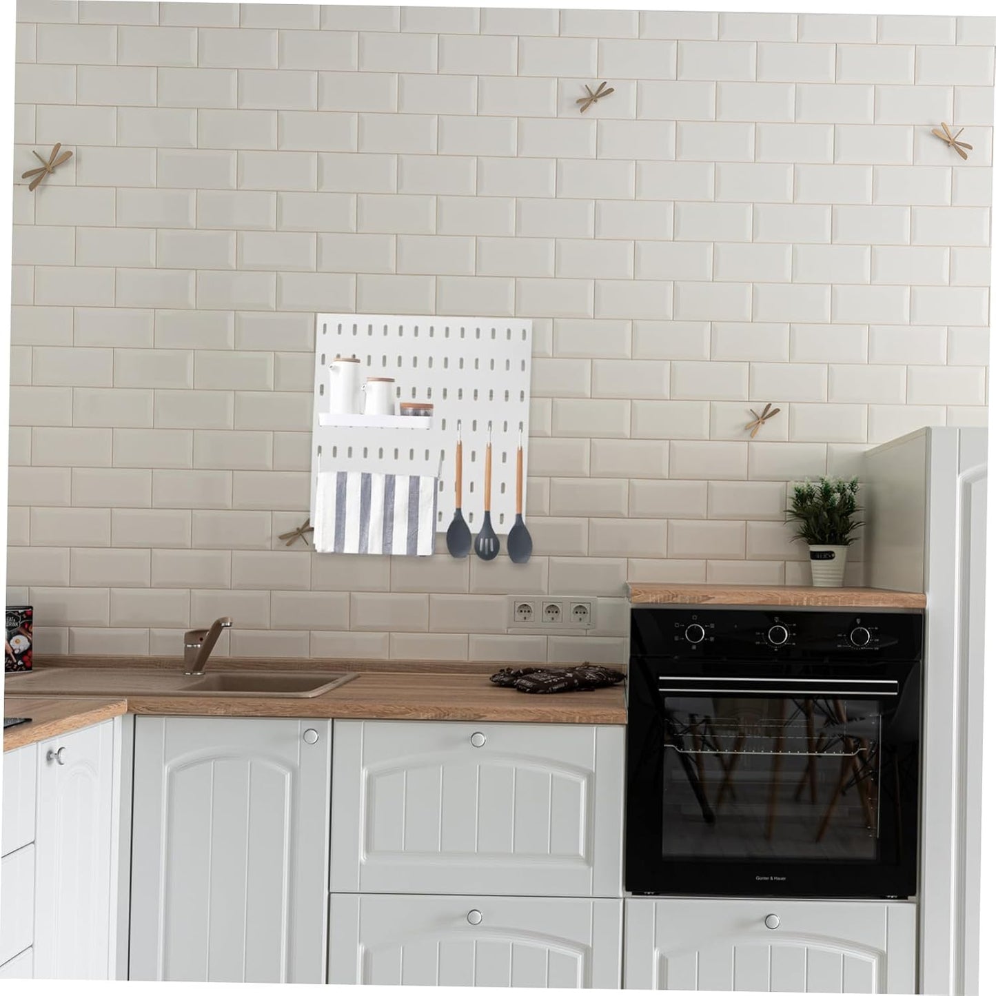  Ciieeo Panneau Perforé Mural Pour Garage Organisateur De Rangement Sans Perçage Conçu Plastique Robuste Pour Outils Divers