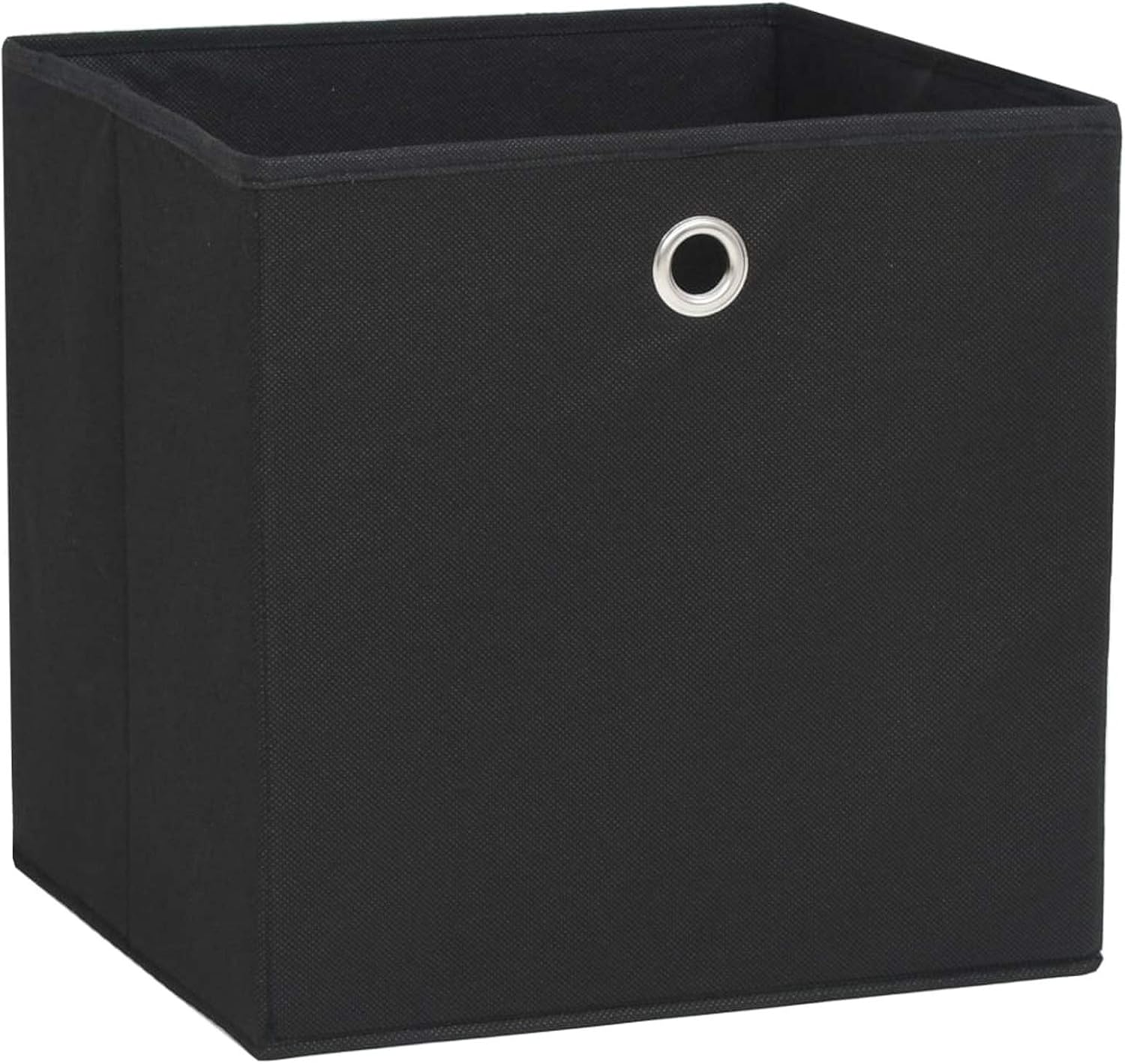 GENERIC Coffre De Rangement, Coffre De Rangement Pour Coussins D'extérieur, Coffres De Rangement D'extérieur étanches, 10 Pièces, Tissu Non Tissé, 28 X 28 X 28 Cm, Noir