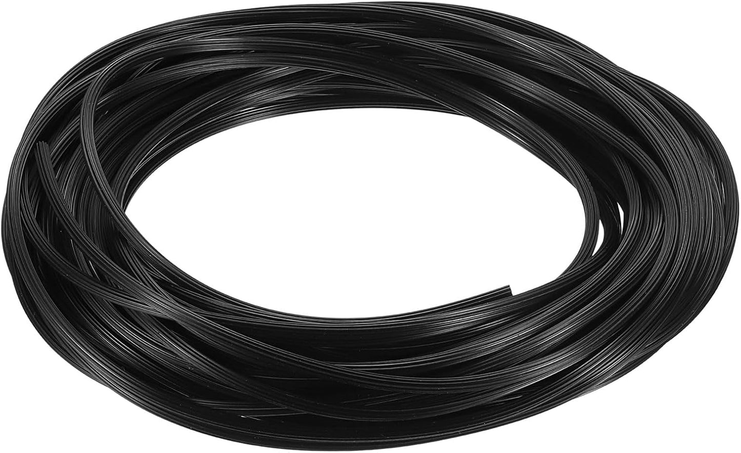  Uxcell Spline De Fixation Ronde En Silicone Pour écran De Porte Et Fenêtre (10 M, Noir)