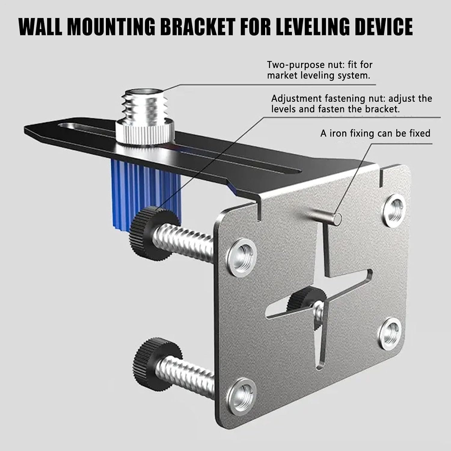  Support Mural Pour Niveaux – Support Mural Portable En Acier Inoxydable | Support De Support, Fournitures D'outils électriques Pour La Mesure De L'ingénierie, La Construction Professionnelle