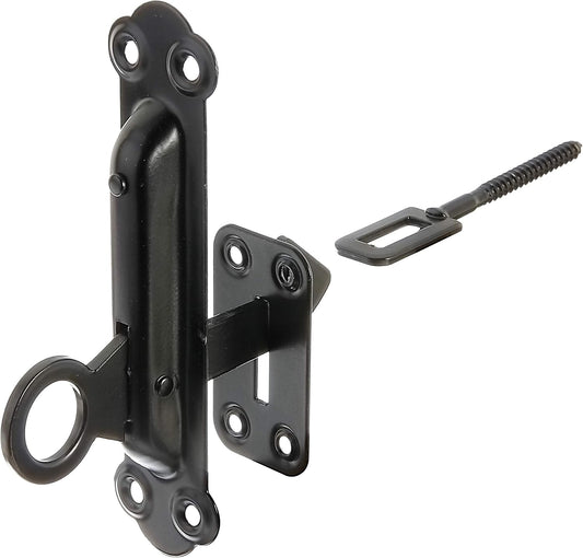  Alberts 307097 Shutter Stop | With Mounting Plate | In Black | 150 X 38 Mm