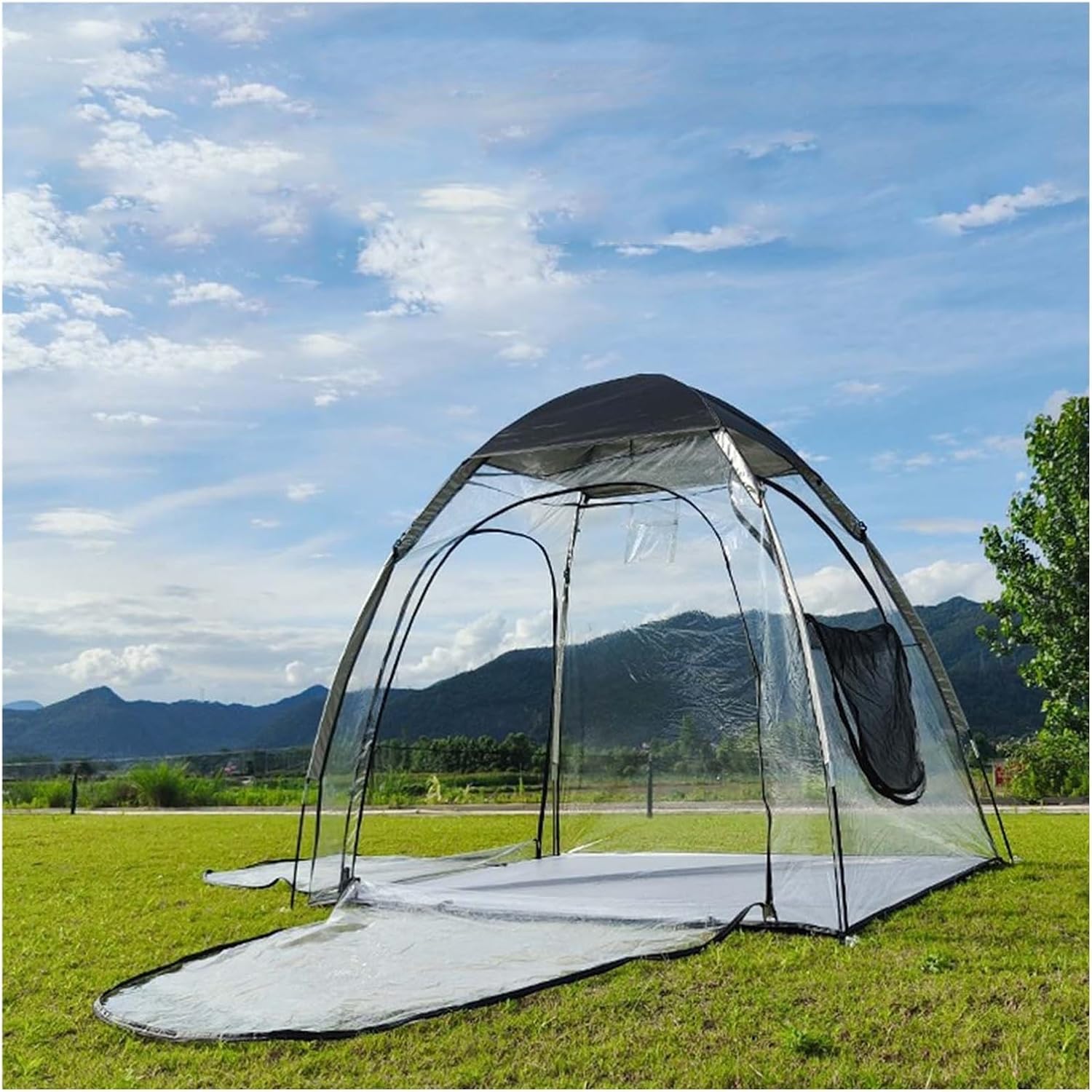 GENERIC Abri De Rangement Pour Vélos, Housse De Garage Portable Et Imperméable Pour Vélos - Abri De Rangement Extérieur Pour Motos, Outils De Jardin, Jouets Et Tondeuses à Gazon - Protection Transpa