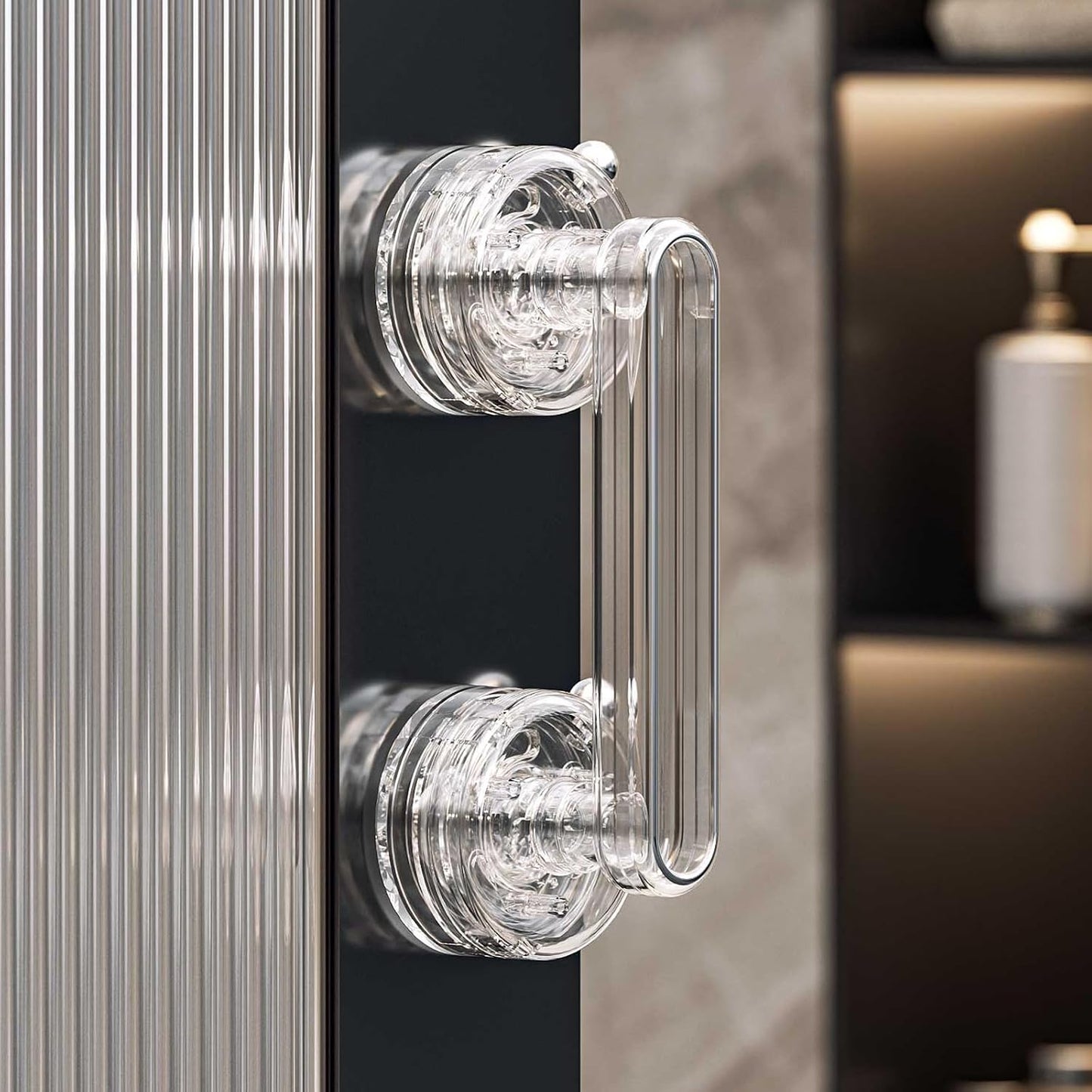  KAFENDA Nouvelle Poignée De Ventouse Puissante, Poignée De Porte Et De Fenêtre En Verre, Armoire, Poignée Auxiliaire De Meubles, Installation Sans Perçage, Amovible