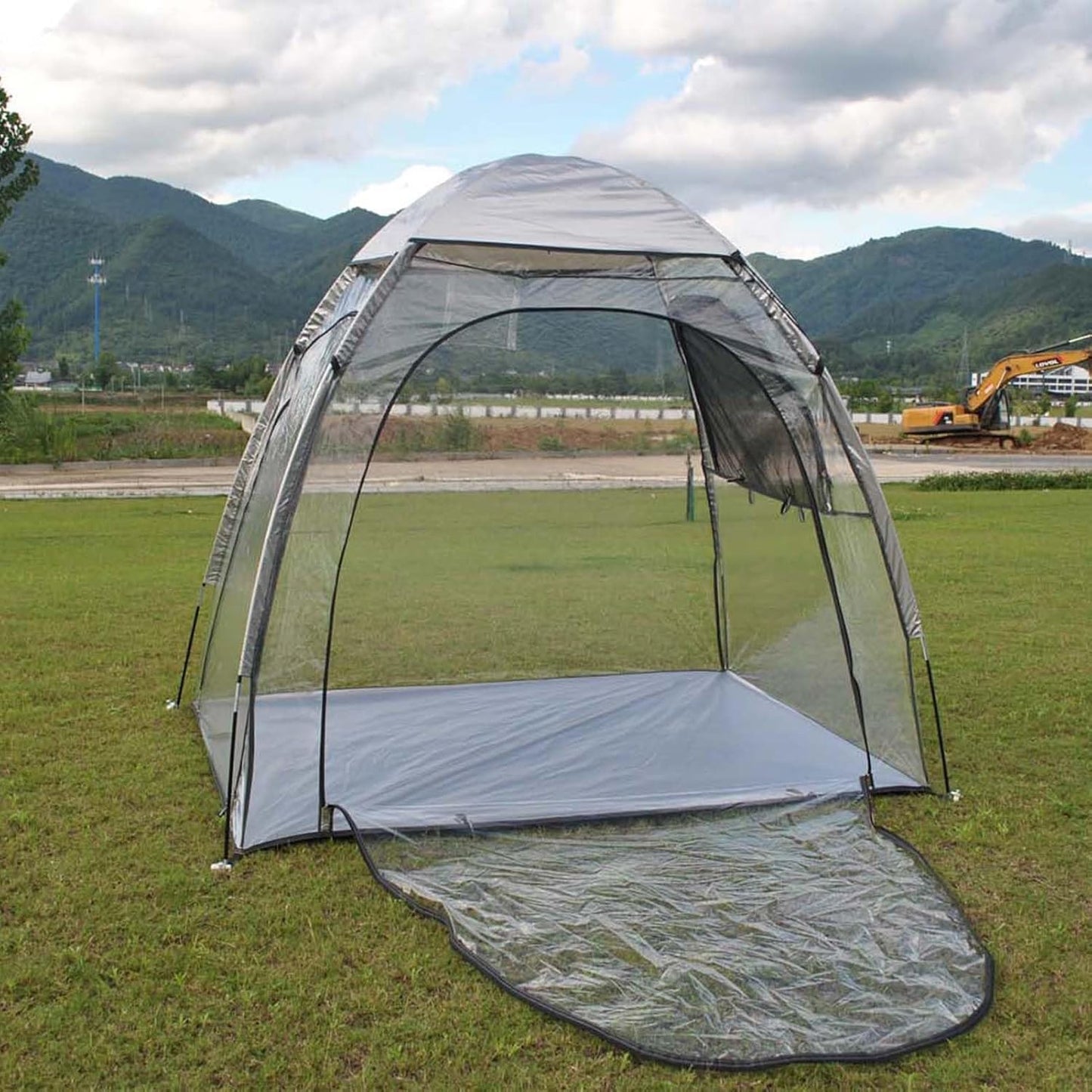 GENERIC Abri De Rangement Pour Vélos, Housse De Garage Portable Et Imperméable Pour Vélos - Abri De Rangement Extérieur Pour Motos, Outils De Jardin, Jouets Et Tondeuses à Gazon - Protection Transpa