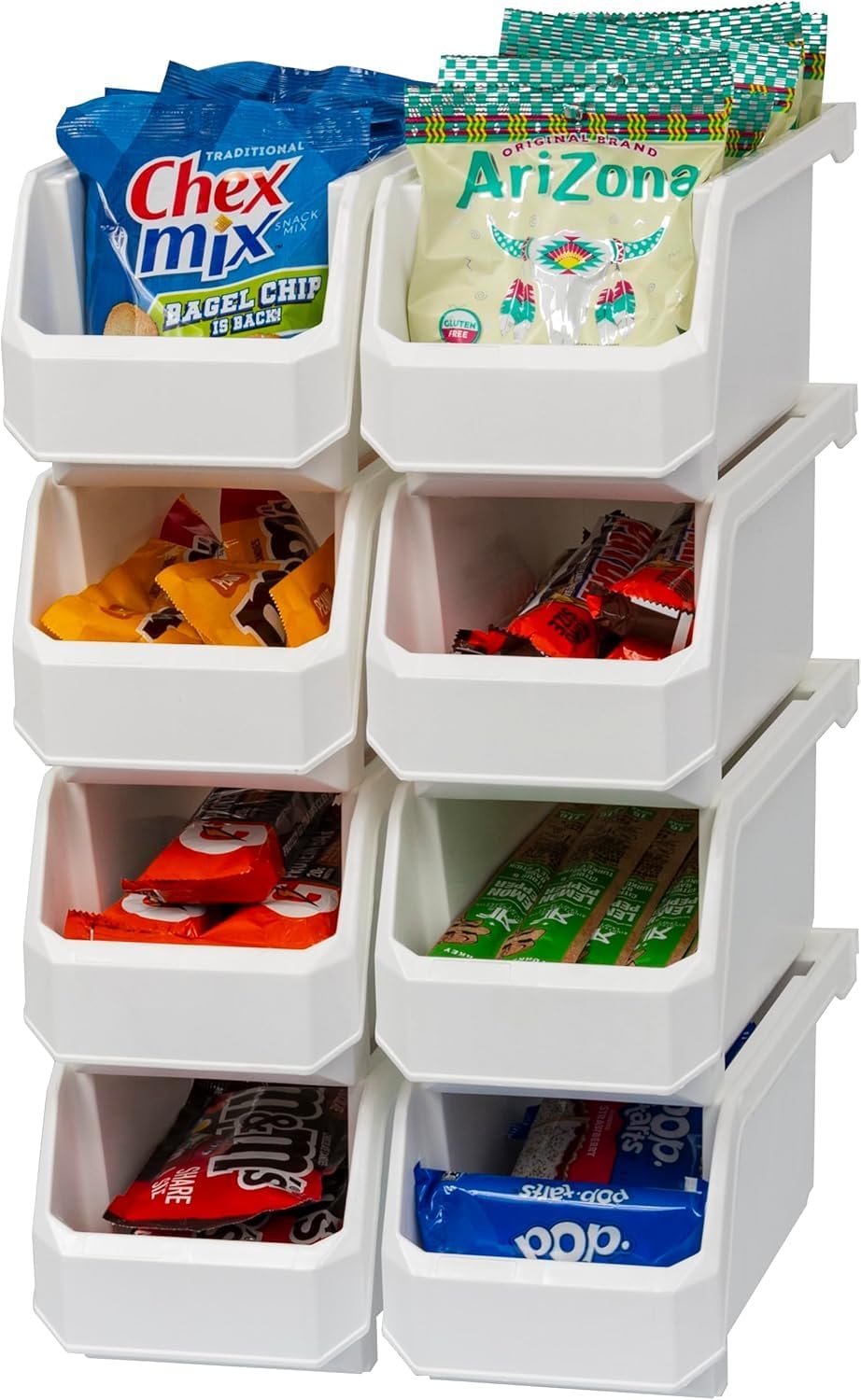  ReadySpace Lot De 4 Conteneurs En Plastique Extra Larges Pour Organiser Et Ranger Les Placards, La Cuisine, Le Bureau Ou Le Garde-manger, 37,5 X 41,9 X 17,8 Cm, Noir