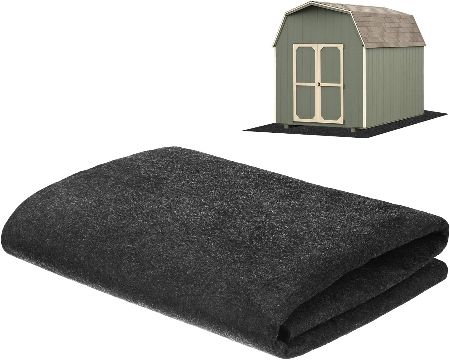 M METERXITY Tapis D'abri De Jardin De Rangement Extérieur, 2,4 X 2,4 M, Petit Tapis De Sol Imperméable Pour Meubles De Terrasse, Protection De Sol De L'usure, Liquide, Poussière, Huile, Tapis D'abri