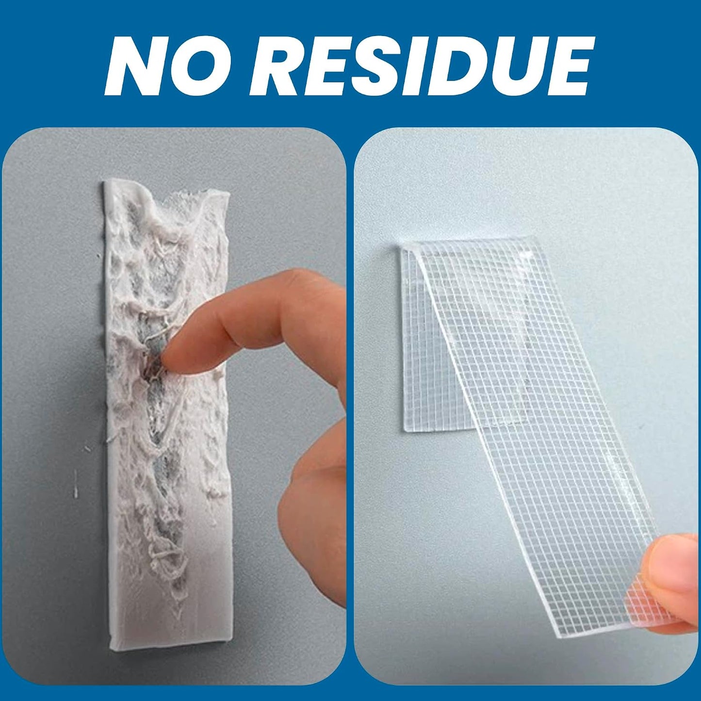  TAPEBEAR Ruban Adhésif Nano Double Face 30mm X 5m, Extra Fort, Réutilisable Et Sans Trace Pour Photos, Posters, Tapis (2mm D'épaisseur)