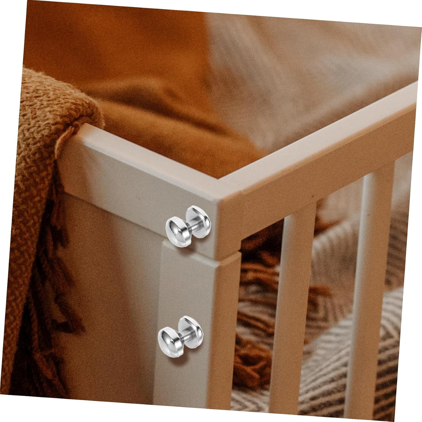  BESTonZON 12pièces Plunger Latches à Ressort Pour Crib Et Fenêtre Verrouillage Sécurisé Et Facile à Installer Accessoires De Lit Et Moustiquaire