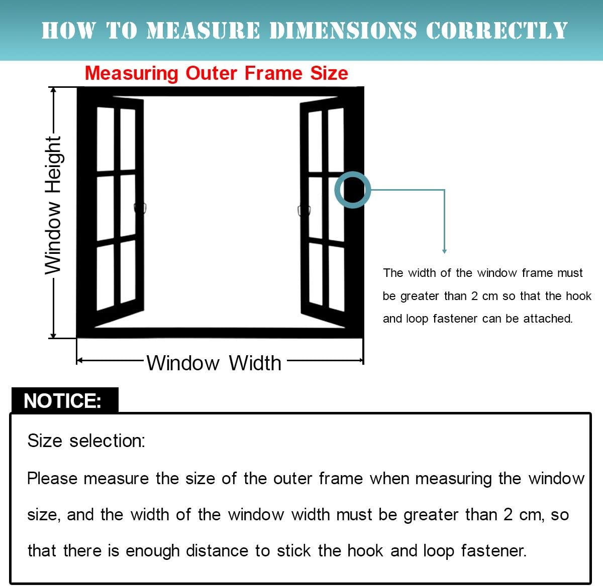  Magnetic Insect Screen For Windows With Insect Protection Magic Tape, Black, 120 X 120 Cm