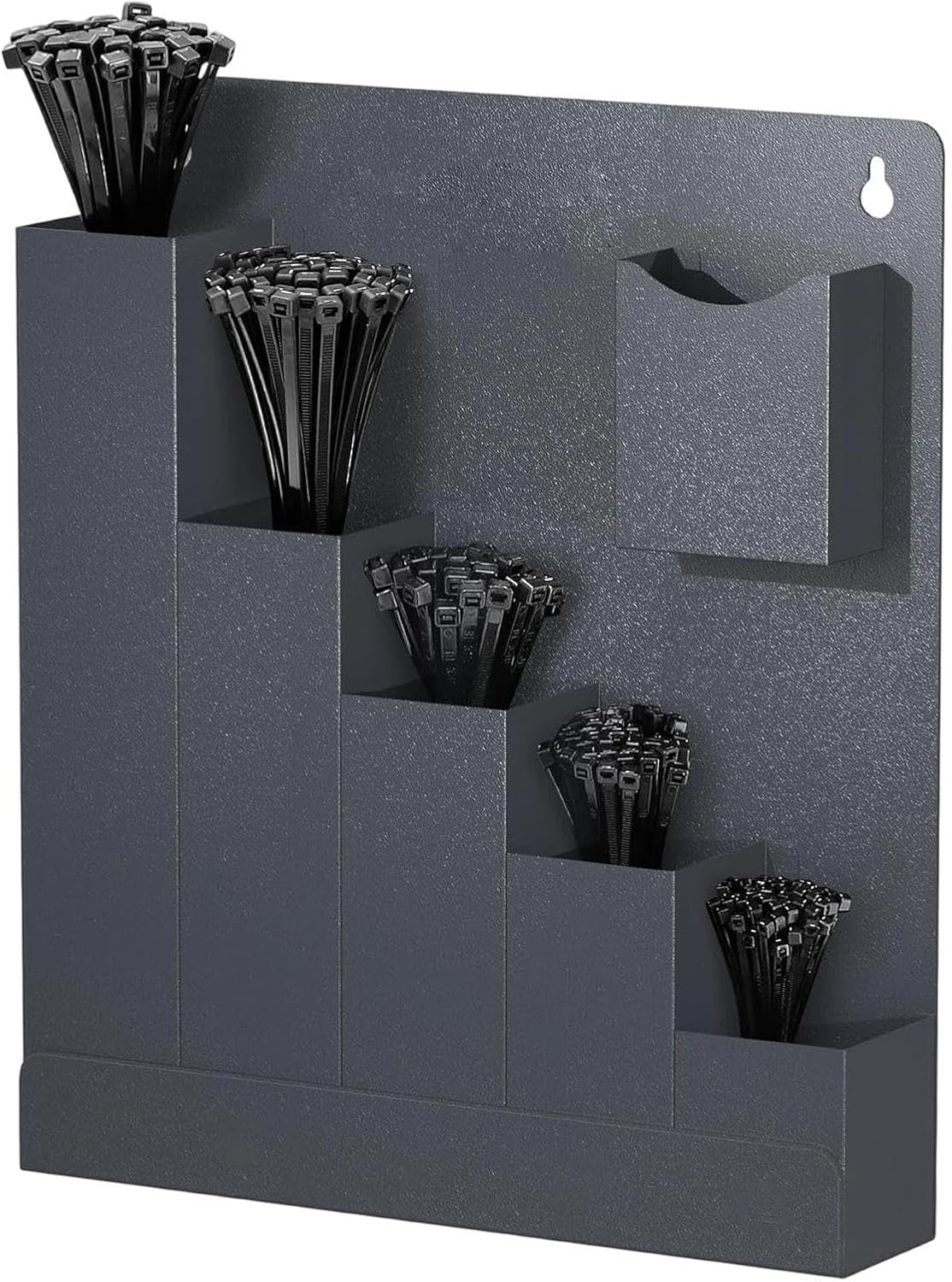  Support Mural Pour Colliers De Serrage,Stockage 6 Poches Pour Abri De Jardin | Organisateur De Câbles Et Serre-câbles - Pour Installateurs Propriétaires Bureau Maison Studio Atelier Garage Camping-car