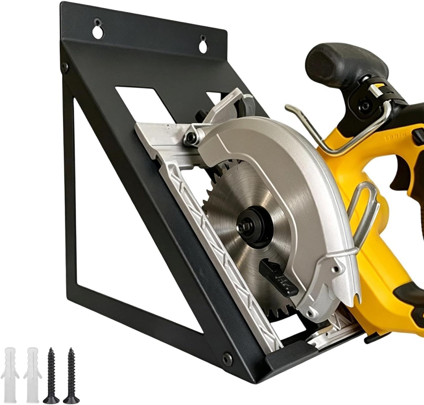  Support Mural Pour Scie Circulaire, Support De Rangement Robuste Pour Outils électriques, Système De Support Pour Outils De Garage, Atelier, Support De Rangement Pour Scie, Abri De Jardin, Sous-sol