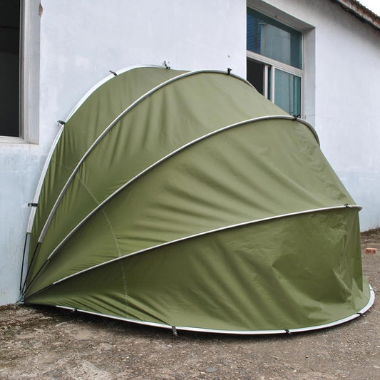  Abri De Rangement Pour Vélos Et Motos, Robuste Et Imperméable, Idéal Pour Un Garage Ou Un Rangement Extérieur. Protection Durable Pour Vélos Et Motos (Noir).