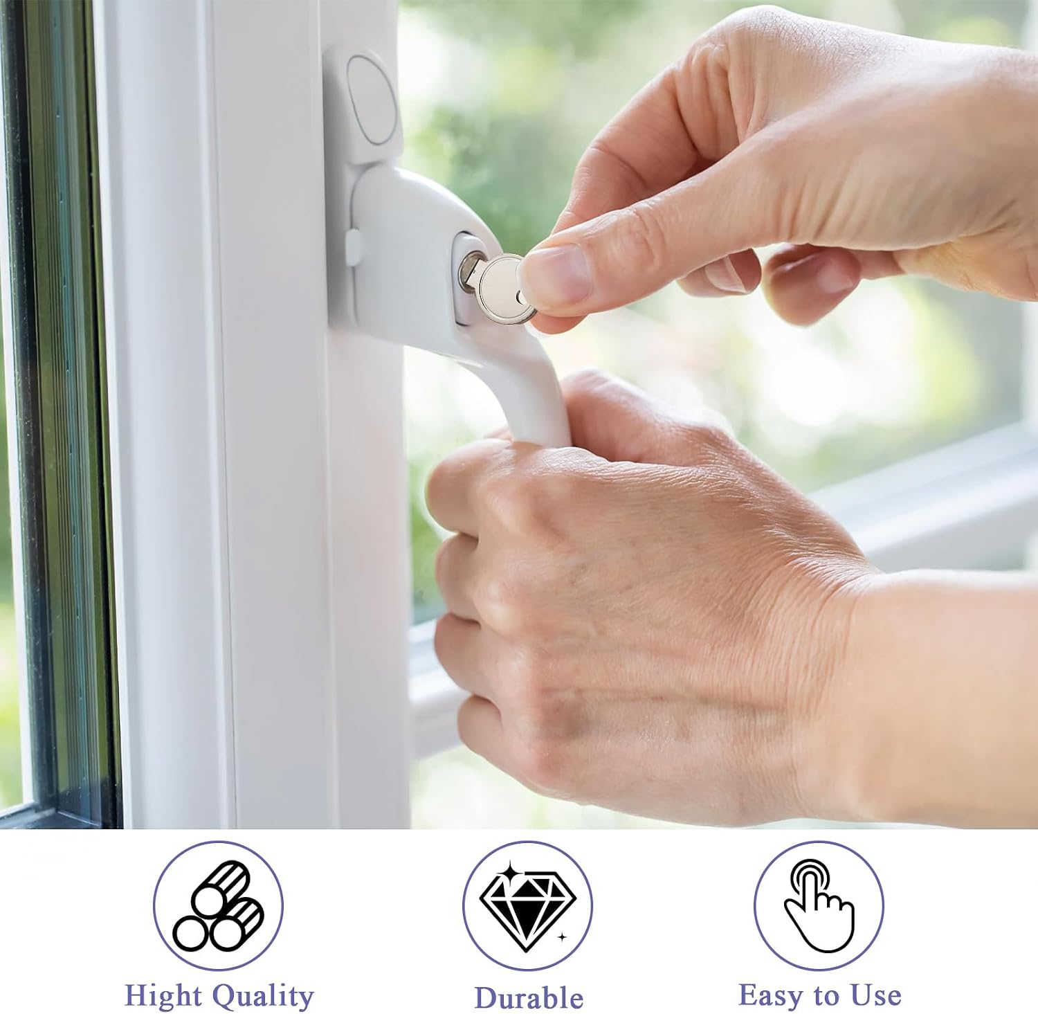  6 X Universal Replacement Window Keys Compatible With Yale And Securistyle