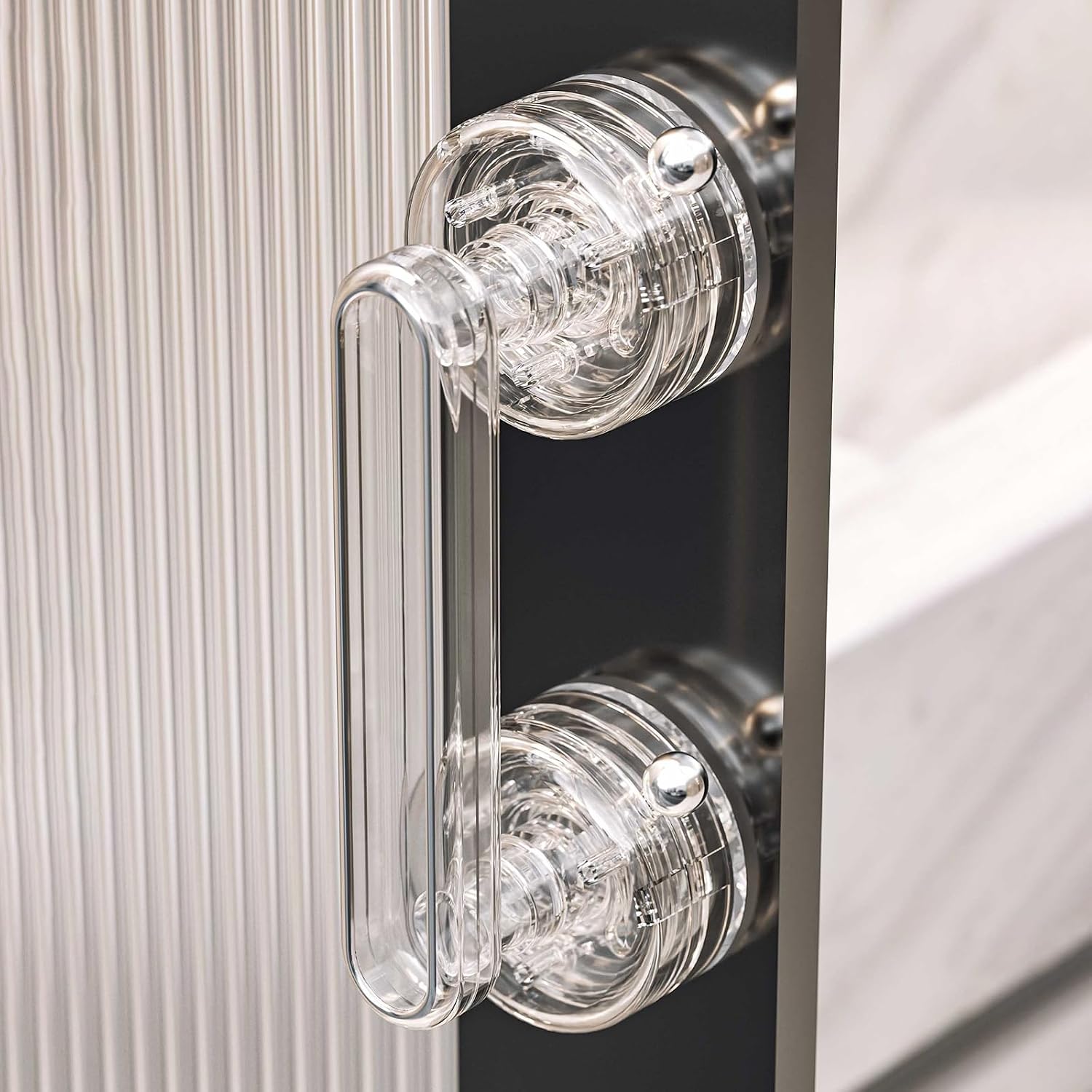  KAFENDA Nouvelle Poignée De Ventouse Puissante, Poignée De Porte Et De Fenêtre En Verre, Armoire, Poignée Auxiliaire De Meubles, Installation Sans Perçage, Amovible