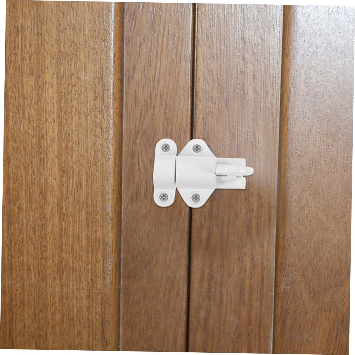  Jojofuny 2pièces Verrou De Porte à Ressort Automatique Aluminium Système De Sécurisation Pratique Pour Fenêtres Et Installation Facile Pour Maison Bureau