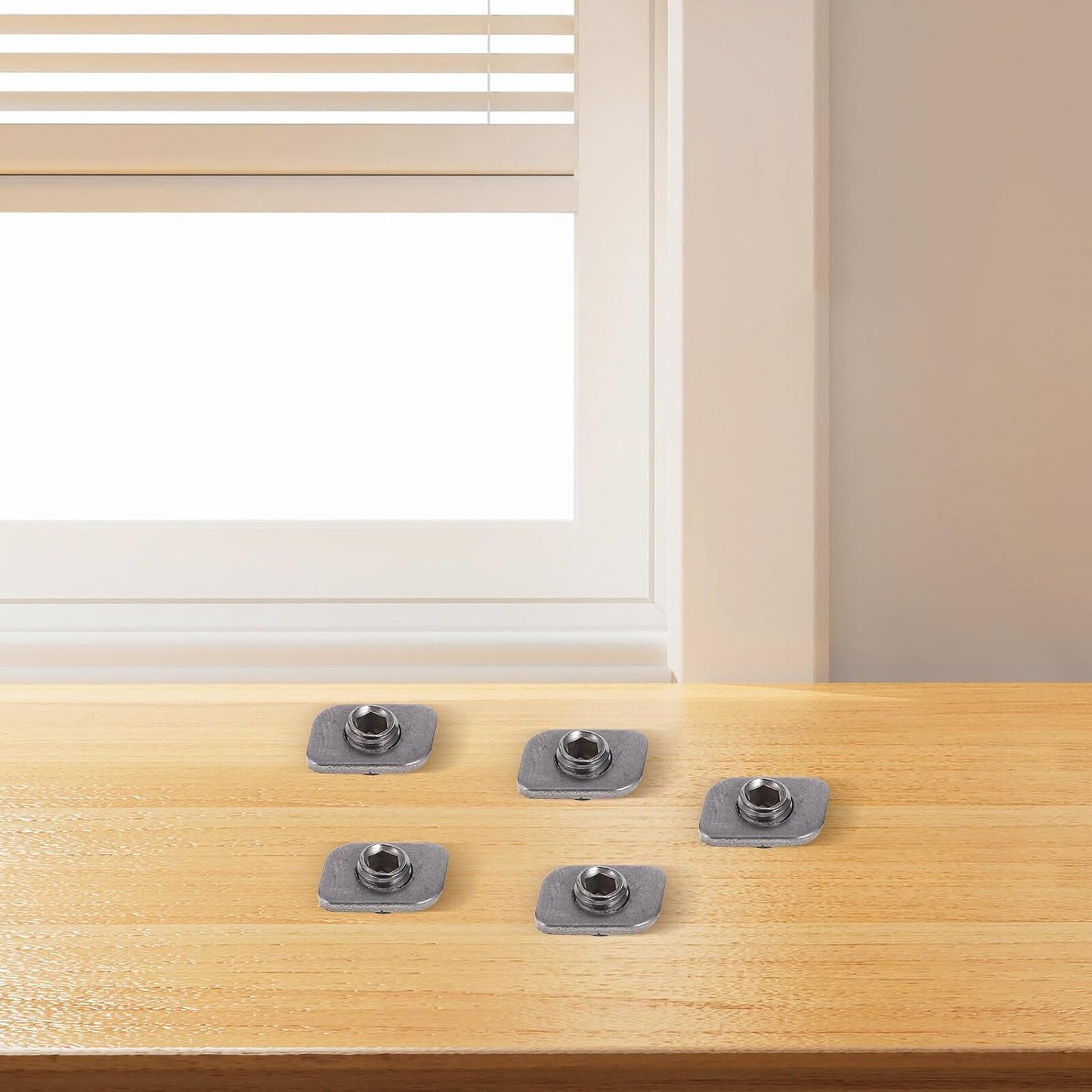  Angoily 20 Pièces Limiteur De Fenêtre Acier Inoxydable Butée De Sécurité Coulissante Pour Fenêtres Et Portes Bloc De Fixation Plat Réglable Pour Maison Et Bureau