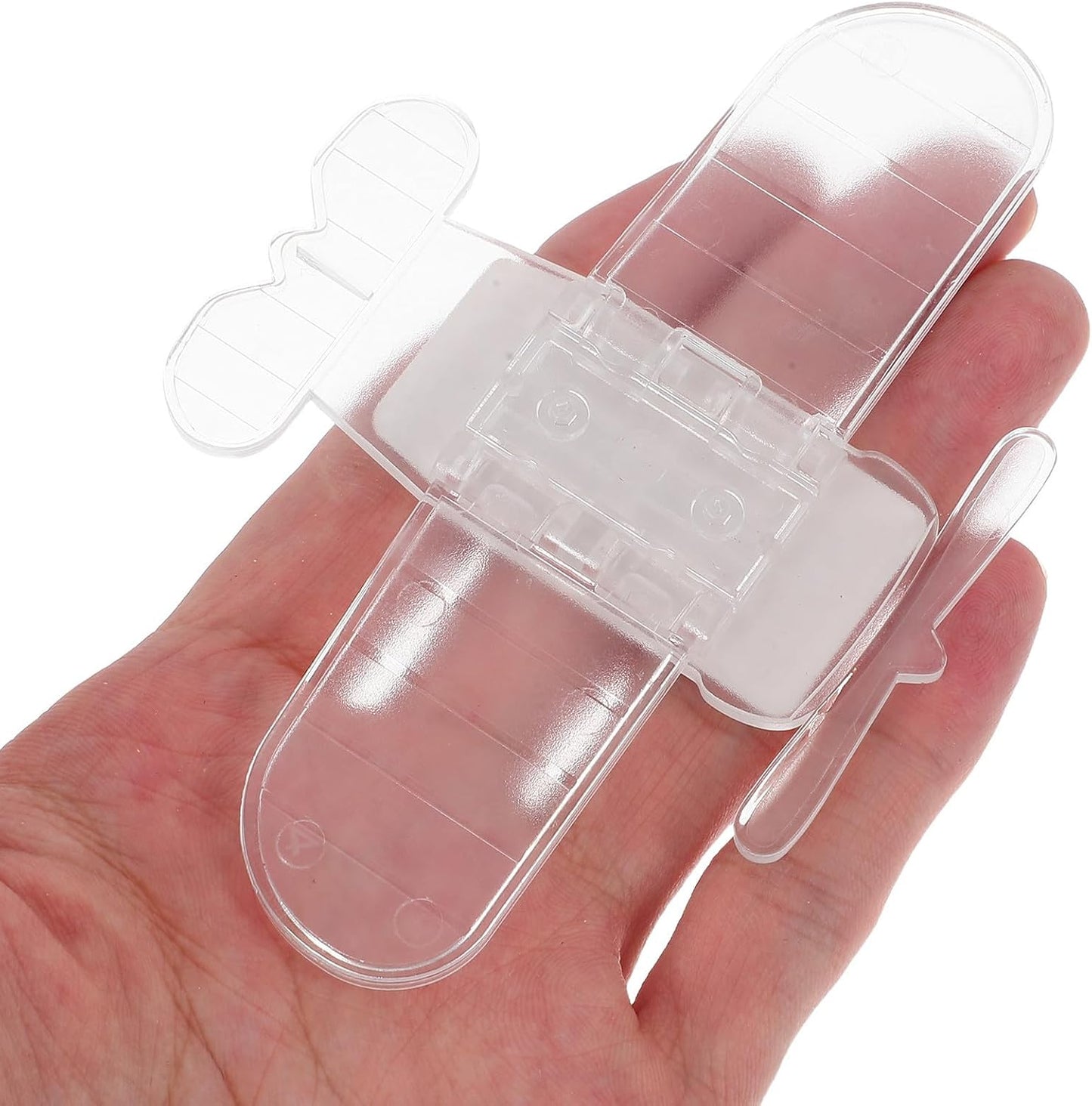  Jojofuny Lot De 6 Verrous De Fenêtre En Métal Et Pvc, Modèle Avion, Installation Sans Perçage, Pour Portes Coulissantes Et Armoires à Usage Domestique