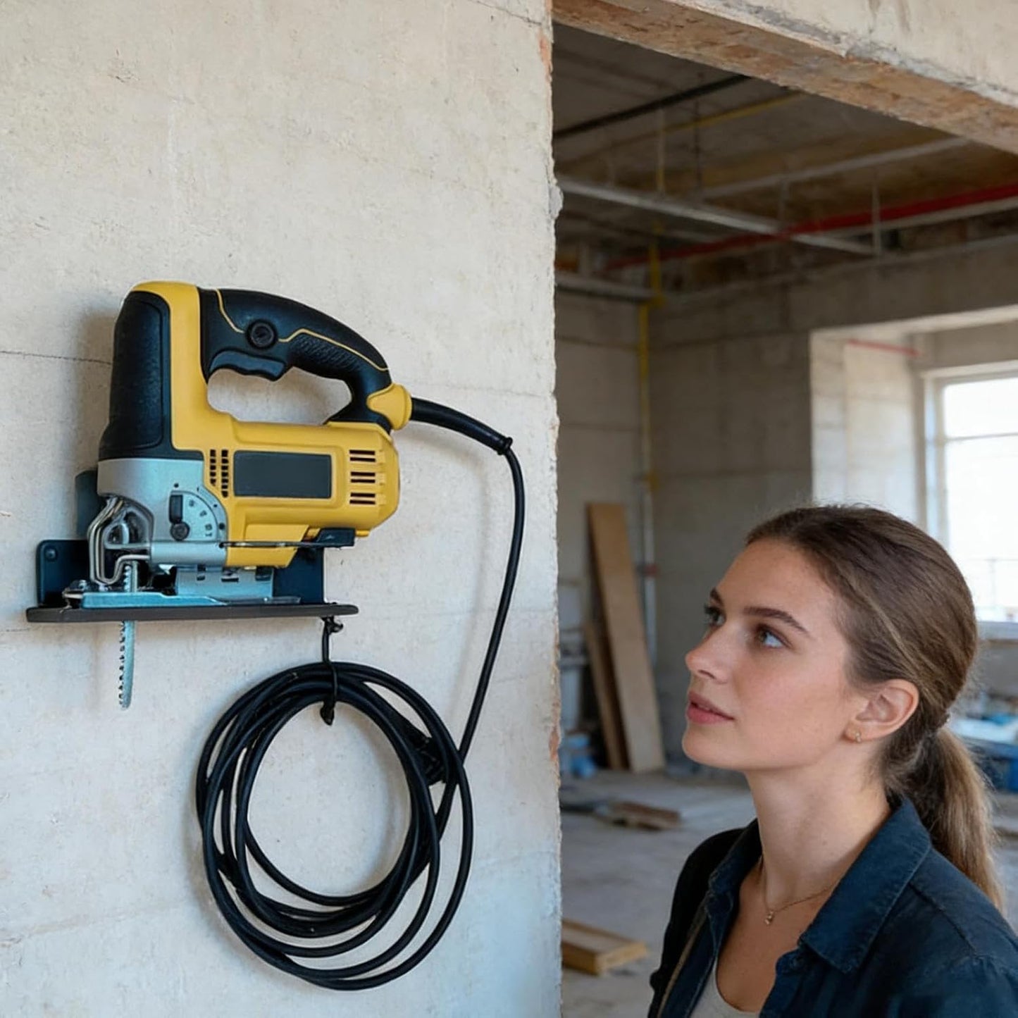  Support Mural En Métal Pour Rangement D'outils électriques, Pour Atelier, Abri De Jardin, Maison, Sous-sol, Appartement, Maison