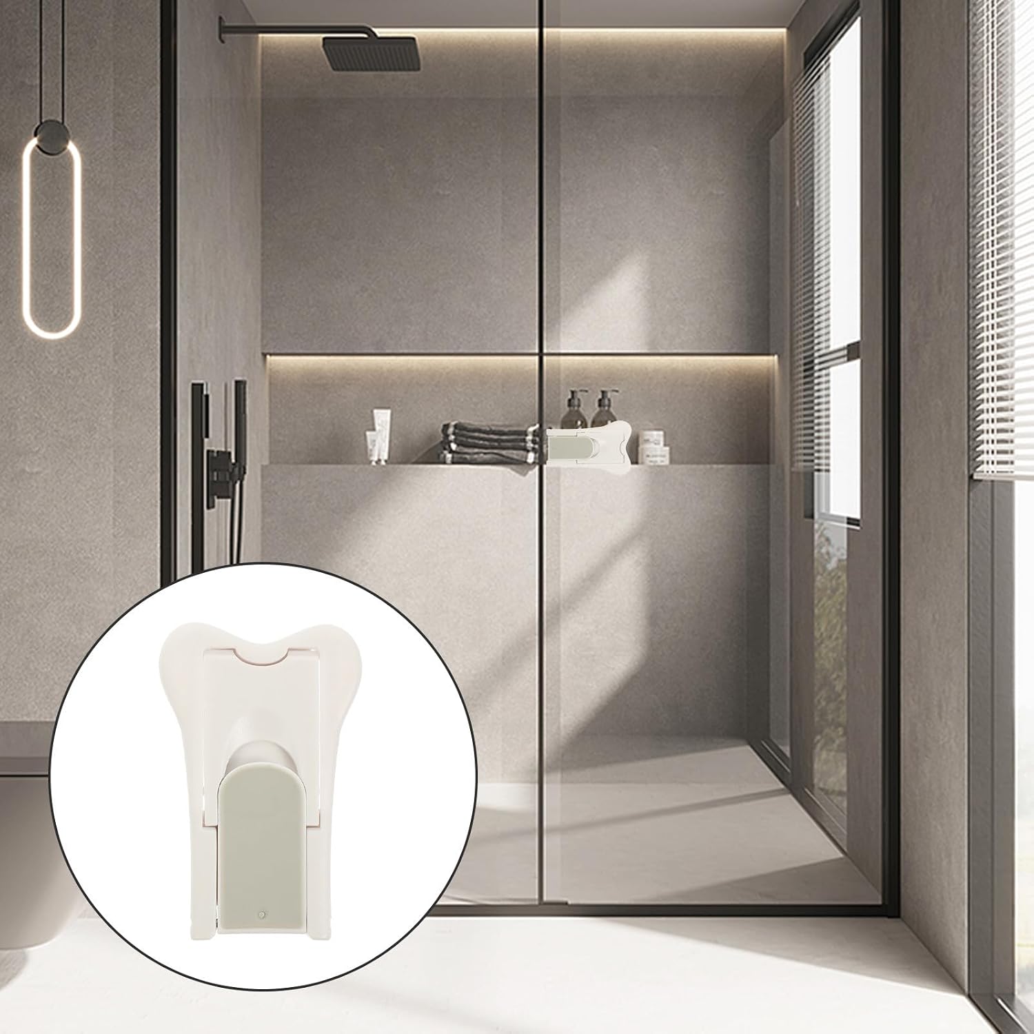  Jojofuny Verrous De Sécurité En Abs Blanc Lot De 3 Pour Fenêtre Coulissante Simple à Utiliser, Sécurité Des Enfants à Domicile
