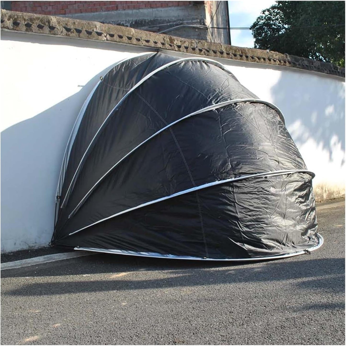 GENERIC Abri De Rangement Pour Vélos, Abri étanche Pour Vélos, Motos, Outils De Jardin Et Tondeuses à Gazon - Solution De Rangement Extérieur Durable Pour Vélos, Abri à Vélos Résistant Aux Intempéri