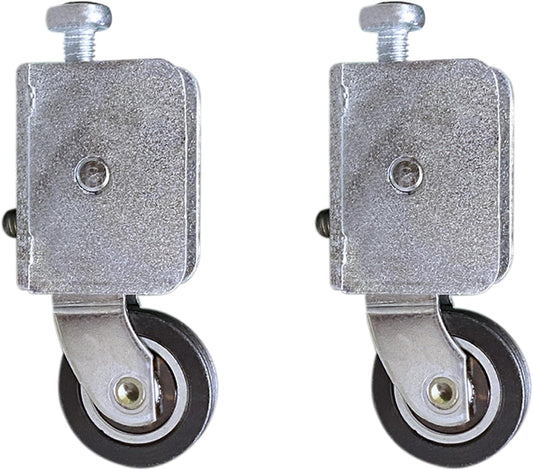  MICEL - 91896 - Roulement Réglable Inasa 300 Pour Fenêtre Coulissante, Avec Boîtier Et Roue, Lot De 2 Unités, En Acier, Finition Zinguée, 57 X 12 X 25 Mm