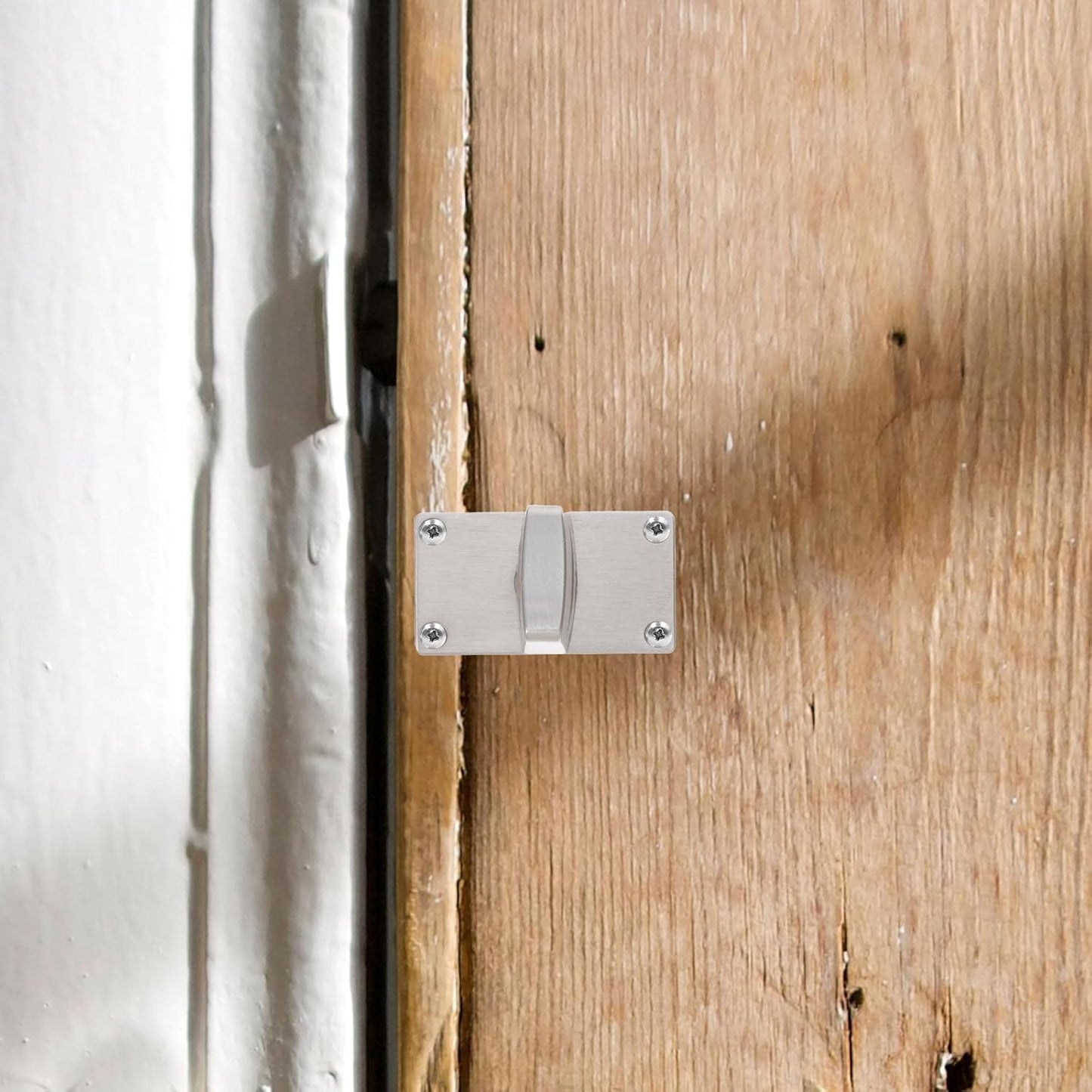  Ciieeo Serrure à Pêne Inoxydable Indicateur Rouge Et Vert Pour Toilettes Publiques Verrouillage De Porte Vacante/Occupée Loquet De Porte Pour Salle De Bain Accessoire De Quincaillerie