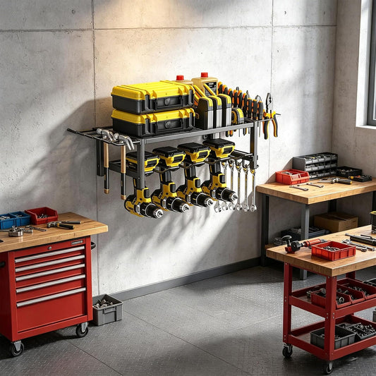  Porte-outils Mural En Acier Au Carbone Pour Outils électriques Et Ateliers