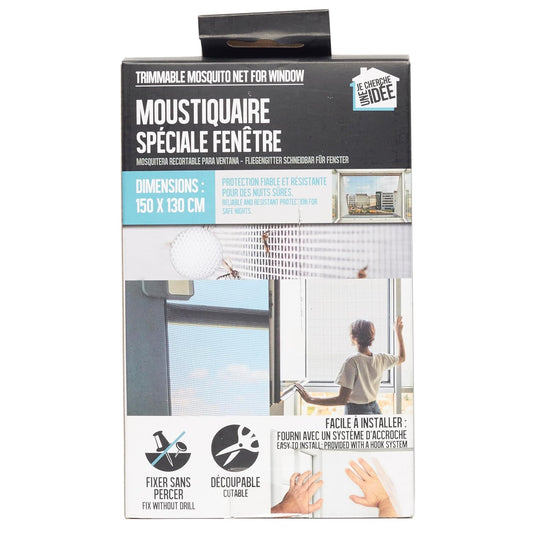  Moustiquaire Decoupable De Fenetre 150X130cm Maison Et Bazar Bazar Et Quincaillerie Anti Insecte
