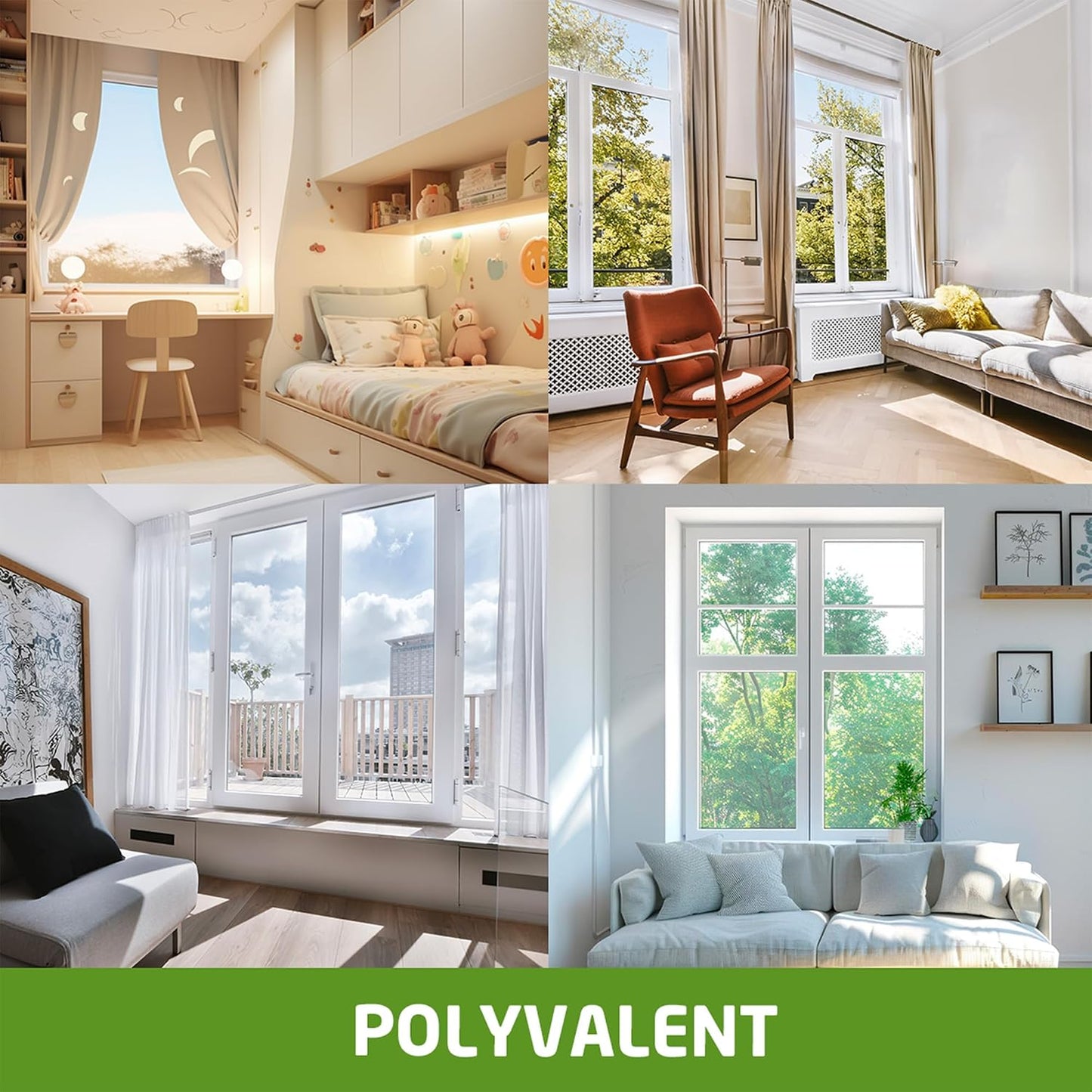  Amig - Moustiquaire Extensible Pour Fenêtres | Installation Sans Outils | S’adapte Dans L’emplacement Du Volet | 100 X 70 Cm | Ajustable Jusqu’à 190 Cm | Aluminium Blanc Et Maille En Fibre De Verre