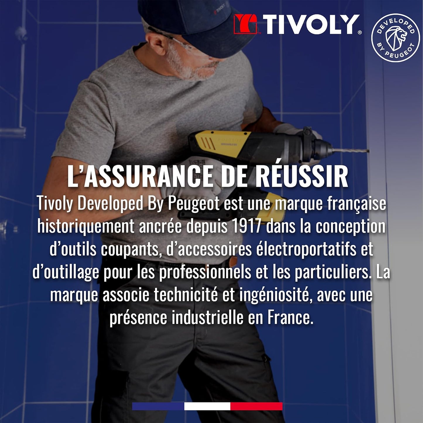  Tivoly • Foret Tarière Pour Perceuse • Ø80mm & L300mm • Acier Inoxydable • Tige Hexagonale Ø8mm • Mèche De Jardin • Forage Du Sol Rapide Et Facile • Pour La Plantation De Fleurs Et Arbustes