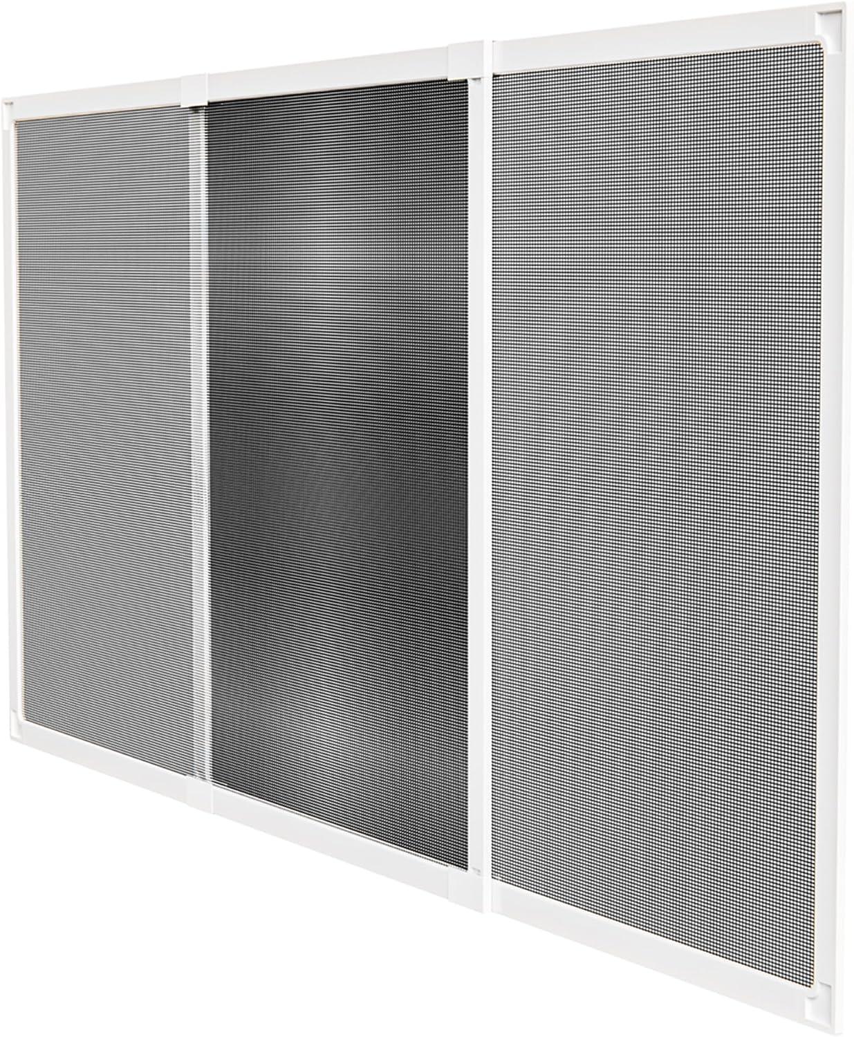  Amig - Moustiquaire Extensible Pour Fenêtres | Installation Sans Outils | S’adapte Dans L’emplacement Du Volet | 70 X 50 Cm | Ajustable Jusqu’à 130 Cm | Aluminium Blanc Et Maille En Fibre De Verre
