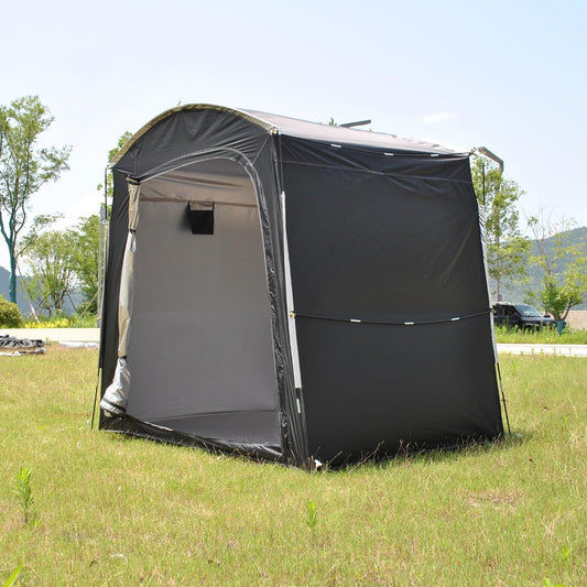 GENERIC Abri De Rangement Pour Vélo, Imperméable, Pour Le Rangement Extérieur – Abri Pliable Pour Moto Et Outils De Jardin, Dimensions 220 X 150 X 185 Cm, Idéal Pour Protéger Tondeuse à Gazon Et AUT