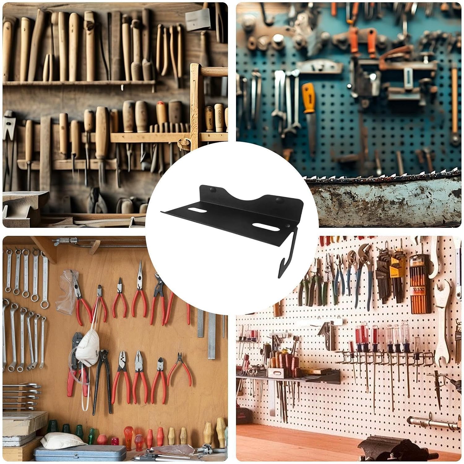  Support Mural Pour Scie Sauteuse | Organisateur Métallique Pour Outils électriques, étagère De Rangement De Scie Sauteuse - Pour Maison, Appartement, Cave, Garage, Atelier
