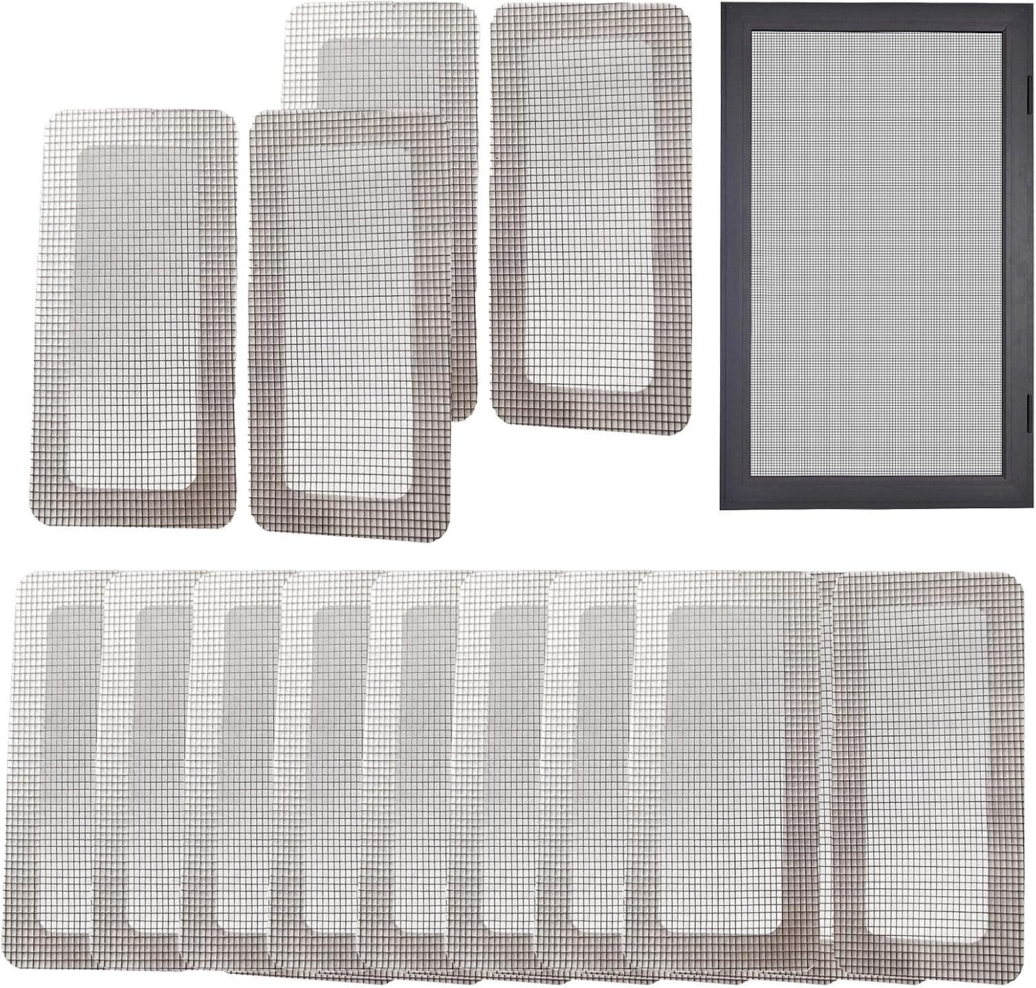 Genérico Lot De 10 Bandes Protectrices Autocollantes De Réparation Pour Maison, Chambre, Salon, Porche, Extérieur, Terrasse, Balcon, Fenêtre, 5 X 10 X 0,1 Cm
