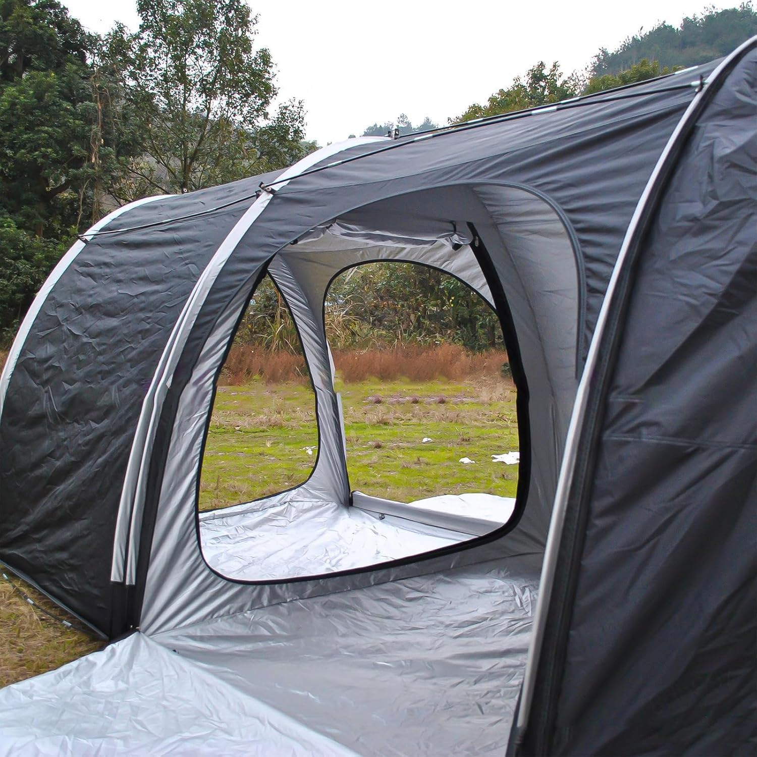 GENERIC Abri à Vélos Extérieur, Rangement Emboîtable Pour 2 à 5 Vélos Et Motos, Protection Contre Les Intempéries, Abri à Vélos Noir Résistant, Idéal Pour Le Jardin Et Le Garage.