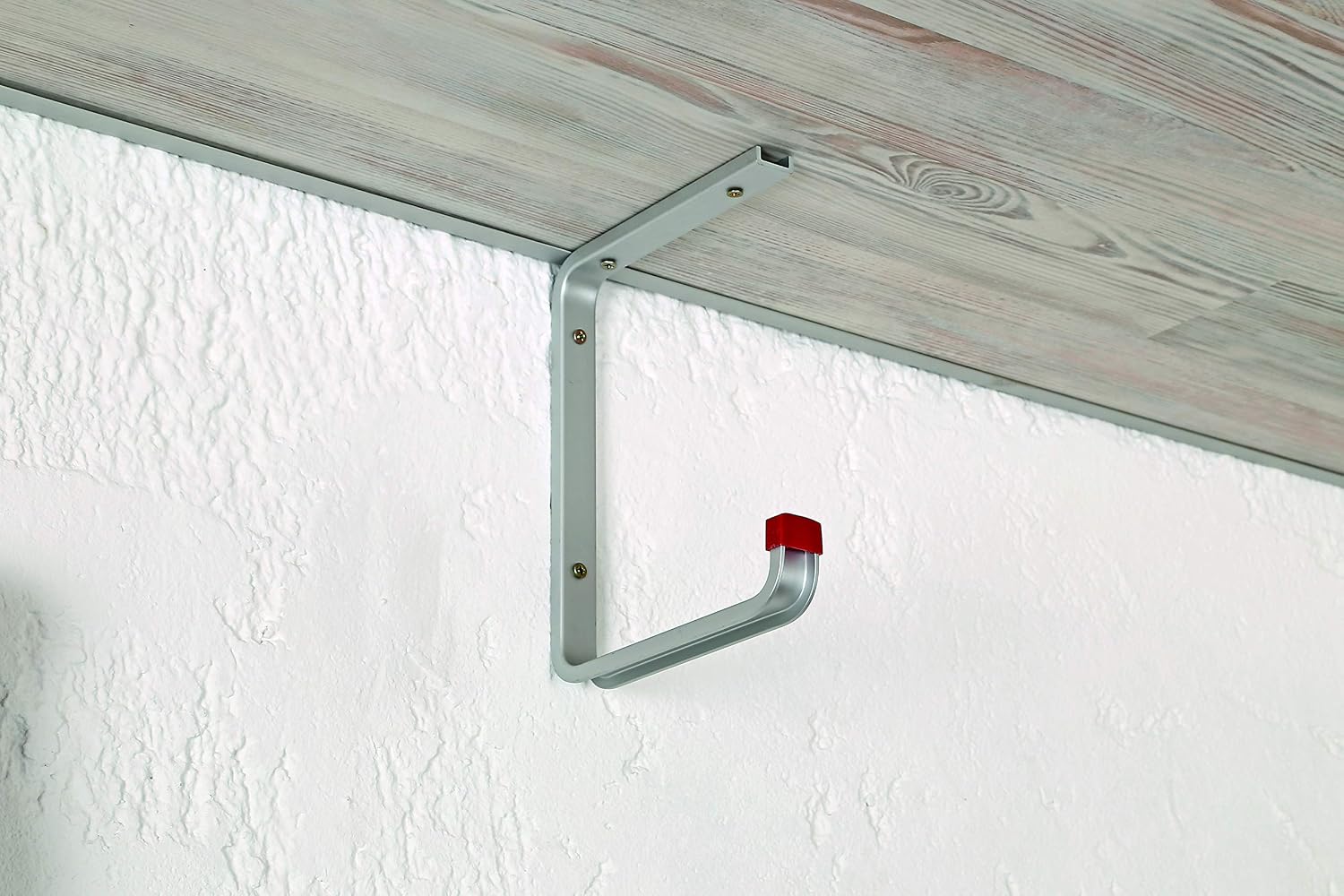  Alberts 805579 Crochet De Plafond | Au Choix Dans Différents Modèles | Coudé | Aluminium | Profondeur Du Crochet 175 Mm | Hauteur Totale 220 Mm