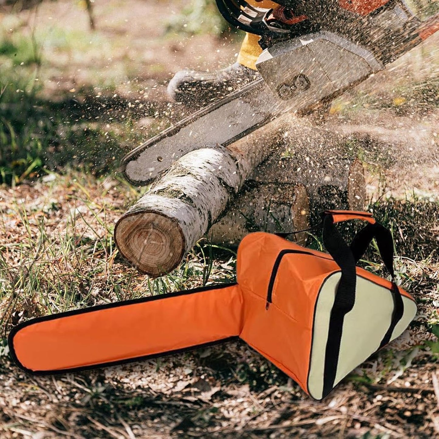 GENERIC Sac De Rangement Pour Tronçonneuse, étui Solide Pour Accessoires, Porte-outils électriques, Fermeture éclair Robuste, Transport Facile Pour Le Jardinage, L'élagage, Les Réparations, La Maison