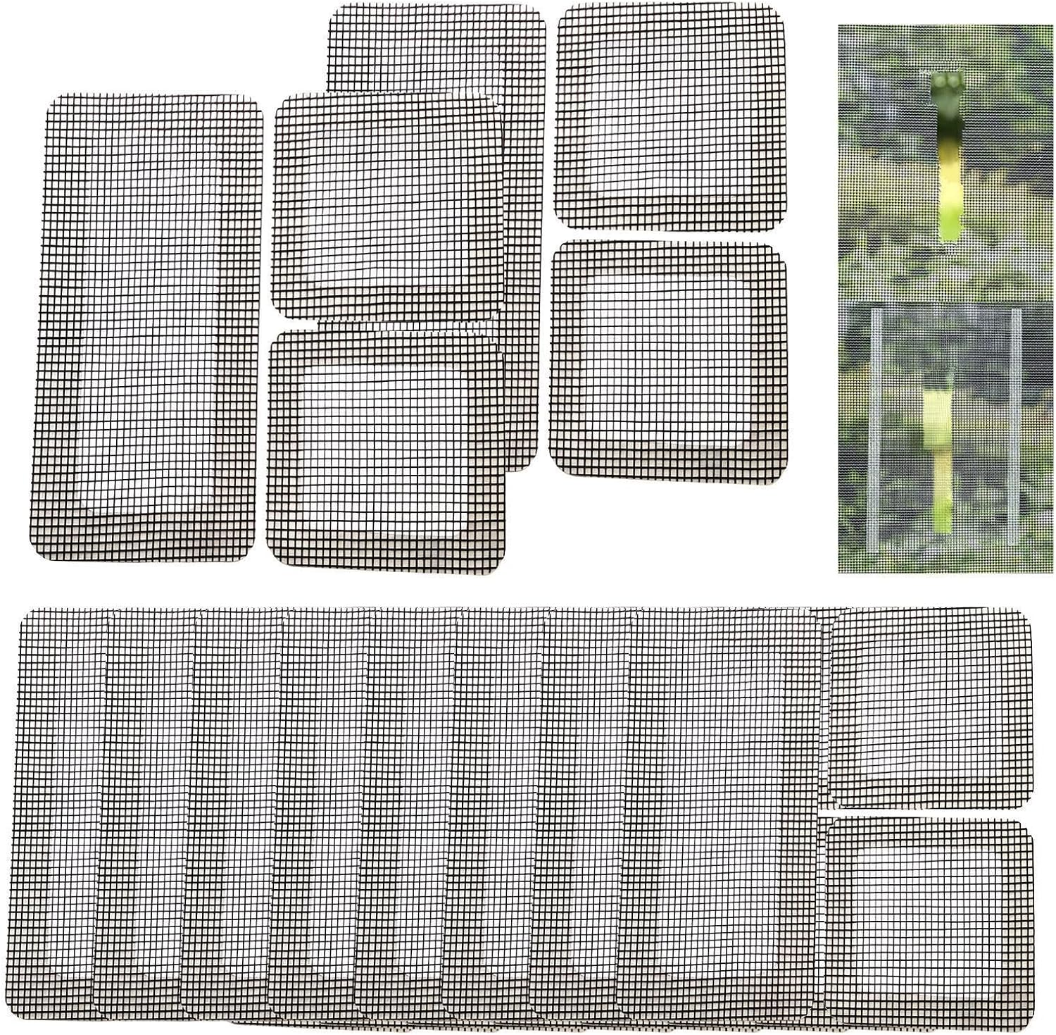 Genérico Lot De 10 Bandes Protectrices Autocollantes De Réparation Pour Maison, Chambre, Salon, Porche, Extérieur, Terrasse, Balcon, Fenêtre, 5 X 10 X 0,1 Cm