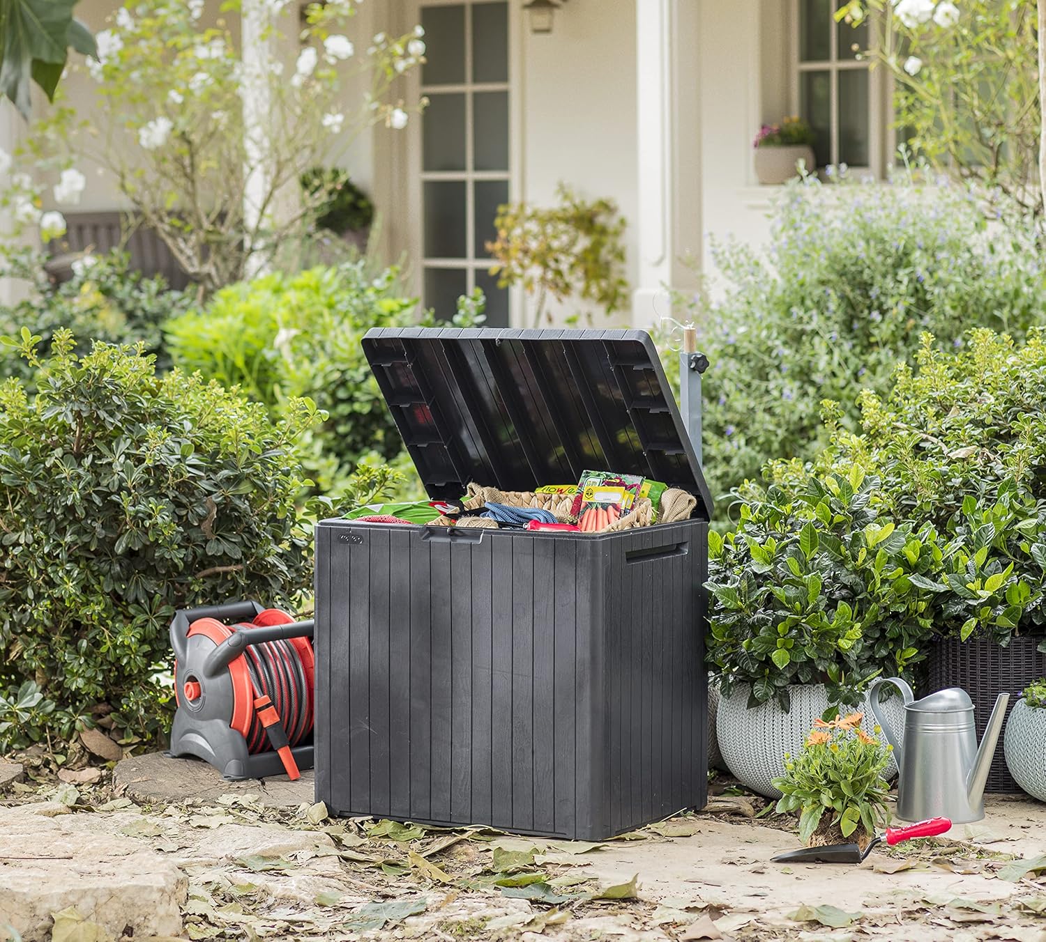  Keter Boîte De Rangement De Jardin City 113 L