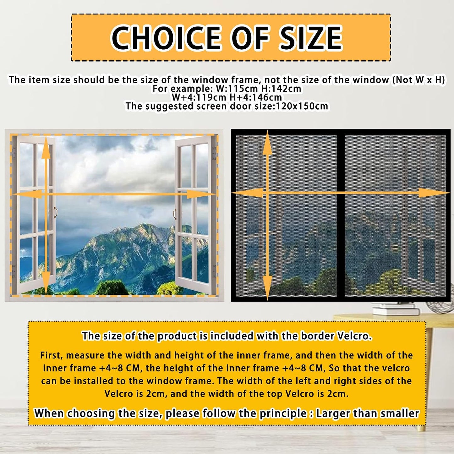  Mosquito Net Window 138 X 118 Cm Extendable Fibreglass Mesh Automatic Closure And Detachable For Living Room Window, White