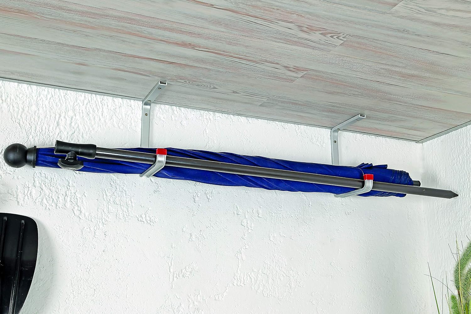  Alberts 805579 Crochet De Plafond | Au Choix Dans Différents Modèles | Coudé | Aluminium | Profondeur Du Crochet 175 Mm | Hauteur Totale 220 Mm